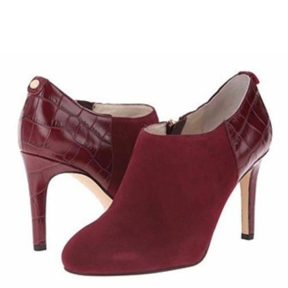 Michael Kors Sammy Ankle Bootie Merlot 5.5 - Picture 1 of 5